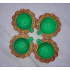 Terracotta Diwali Diya | Diva| Diya for Deepavali Puja Pack of 4