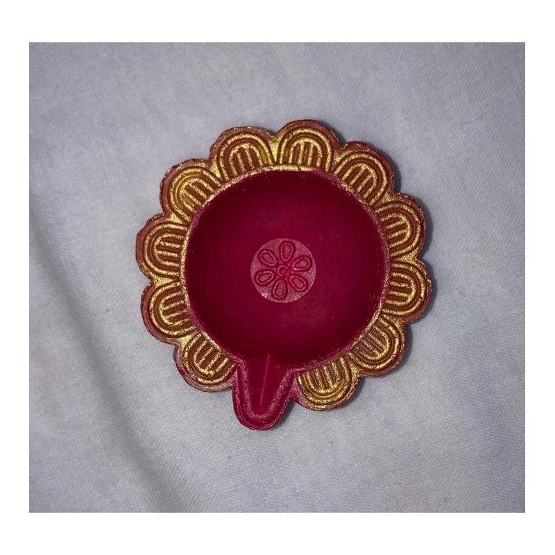 Terracotta Diwali Diya | Diva| Diya for Deepavali Puja Pack of 4